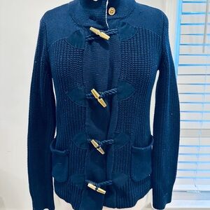 Ralph Lauren Navy Toggle Cardigan